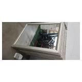 Lot of 15 large mirrors (Dimensions: 37"W x 46"H).