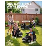 First Ride On 3-1in1 Toddler Push Car with Canopy