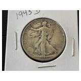 1945-D Walking Liberty Half Dollar