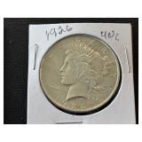 1926-D Peace Dollar