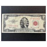1953 C Red Seal $2 Dollar Note