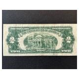 1953 C Red Seal $2 Dollar Note