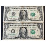 Green Seal $1 Dollar Star Notes