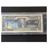 Apollo 13 $2 Dollar Federal Reserve Note