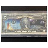 Apollo 13 $2 Dollar Federal Reserve Note