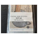 Bank of Syria 100 Banknotes Uncirculated