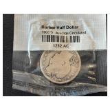 1908-D Barber Half Dollar