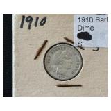 1910 Barber Dime