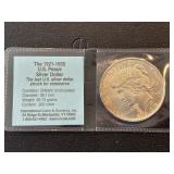 1922 Peace Dollar BU