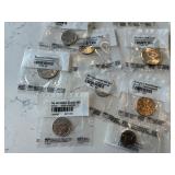 Assorted Coins Uncirculated