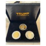 Silver Plated Trump Medallions