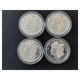 Silver Plated Replica Morgan Dollars