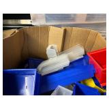 ANOTHER STORAGE SCORE!! MSRP HUGE MIXED LOT 200+ AKRO-MILS AkroBins Stackable Storage Bins Heavy Duty Industrial *Most Bins stack, sit on shelving or hang from panels/rails Perfect For Shop, Garage, W