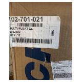 MSRP $600 – 4 Cases (48) Koch Multi-Pleat XL Air Filters 20x25x2, Commercial HVAC Furnace Filters, Pleated MERV Rated, Building Maintenance Facility Industrial Use