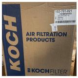 MSRP $600 – 4 Cases (48) Koch Multi-Pleat XL Air Filters 20x25x2, Commercial HVAC Furnace Filters, Pleated MERV Rated, Building Maintenance Facility Industrial Use