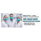 MSRP $240 1 Case (6 Boxes/20 Masks Per Box) 3M 1860 N95 Respirator Masks, NIOSH Approved, Jobsite Dust Protection, Construction Lawn Care Shop Use, Fluid Resistant ASTM Level 2, Megastrong Cup Design,