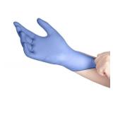 MSRP $240 1 Case (1000 gloves) NEW Synguard Latex-Free Powder-Free Protein-Free (to eliminate risks of Type I hypersensitivity) Nitrile Exam Gloves Size M *textured fingertips measuring 4.7 mil thickn