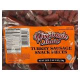 A - Wisconsin Maid Turkey Sausage Snack Pieces - 28 oz per Bag, 2 Bags EXP 5/19/26