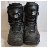 HMK Snowboard Boots – Black Lace-Up Design US 11M