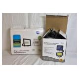 LED Flood Light and Solar Motion Sensor Light – Outdoor Lighting Units