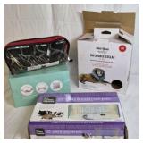 Pet Supplies Lot – Inflatable Collar Play Pen Grooming Kit