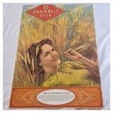 Grain Belt Beer “Girl in the Barley Field” Poster – Vintage Brewery Advertising Print