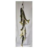 Decorative Hanging Fish Stringer