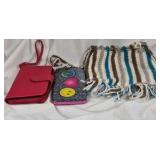 Small Bags and Crochet Purse Mixed Lot