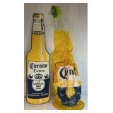 Corona Extra Beer Bottle Metal Sign – La Cerveza Mas Fina Advertising