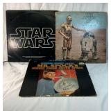 Star Wars and Star Trek Sci-Fi Record Album Lot