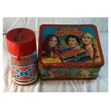 Vintage Dukes of Hazzard Metal Lunchbox Thermos – General Lee TV Series