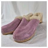 UGG Australia Suede Clog Slippers Size 9