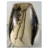 Horsehair Pottery Vase