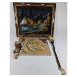 Southwestern Decor Lot – Framed Art, Sand Art, and Decor Pieces