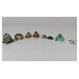 Frog Figurine Lot – Mixed Materials