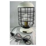 Hearth & Hand with Magnolia Table Lamp – Metal Cage Design White Base