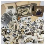 Large Lot Vintage Black & White Photographs Snapshots Portraits Ephemera