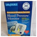 LifeSource Blood Pressure Monitor – Advanced Manual Inflate Digital Unit