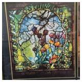 1989 The Treasures of Tiffany Poster – Chicago Tribune Framed Print