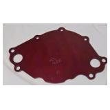 Meziere WP113R Small Block Ford Back Plate Windsor Red