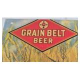Grain Belt Beer “Girl in the Barley Field” Poster – Vintage Brewery Advertising Print