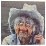 Lena Zesch Signed Humor Print “Things Got Worse” Old Woman Telephone Art
