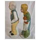 Flamino Ceramic Figurines Man Woman Pair