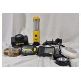 Assorted LED Work Lights Flashlights Lot