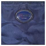 Coach Signature Blue Wristlet Pouch
