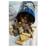 Mixed Craft Supplies and Bead Lot
