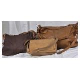 Assorted Handbags Lot Brown Shoulder and Clutch Bags