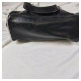 Playboy Black Faux Leather Handbag