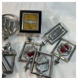 Vintage Car Emblem Hood Ornament Badge Lot