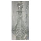 Cut Glass Decanter and Bottle Assortment
